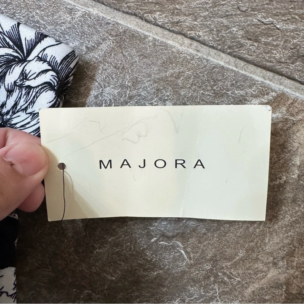 Majora Maxi Medium Black Chrysanthemum tango skirt - Picture 4 of 11